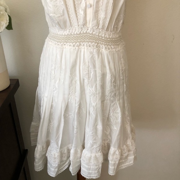 Zimmermann Tulsi Flutter Day dress white eyelet lace size 8 - Picture 4 of 16